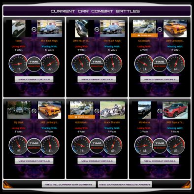 Viewing Car Combats