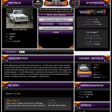 View Car Profile