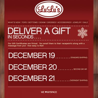 LuLus Email Campaign