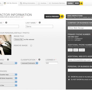 Create a Profile