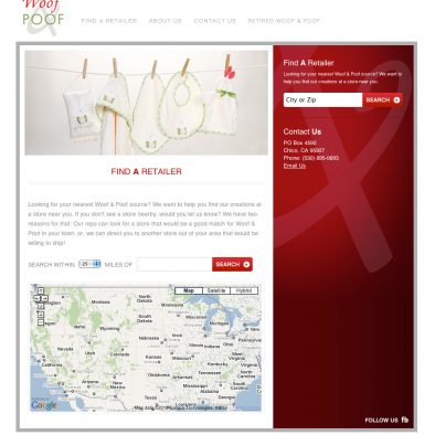 Woof & Poof Store Locator